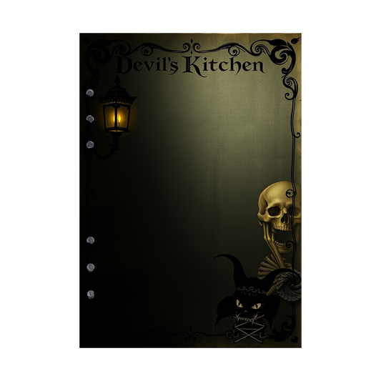 DIN A5 Ringbucheinlagen 6-fach Lochung mit Motiv | Bild Devil´s Kitchen 42