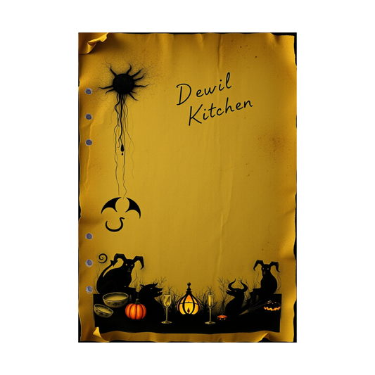 DIN A5 Ringbucheinlagen 6-fach Lochung mit Motiv | Bild Devil´s Kitchen 43