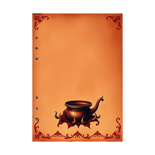 DIN A5 Ringbucheinlagen 6-fach Lochung mit Motiv | Bild Devil´s Kitchen 5