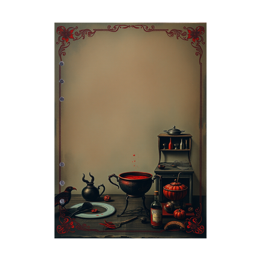 DIN A5 Ringbucheinlagen 6-fach Lochung mit Motiv | Bild Devil´s Kitchen 6