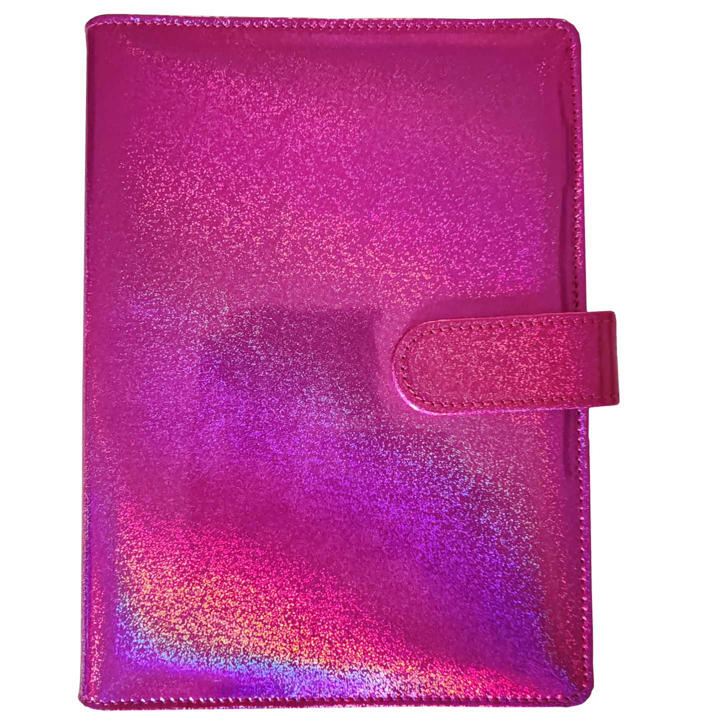 DIN A5 Ringbuch - holografisch Dark-Pink