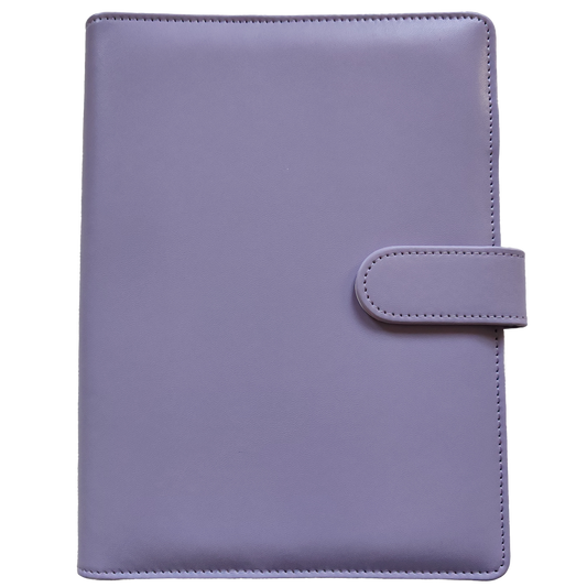 Ringbuch | Ringordner Flieder | 6-Ring-Mechanik | DIN A5 | Magnetverschluss