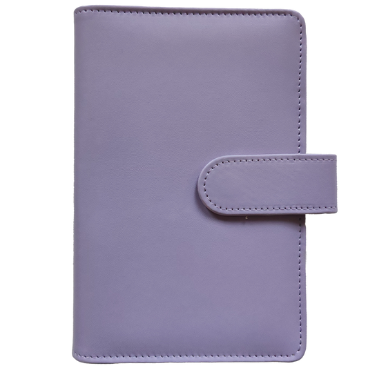 Personal Size / DIN A6 Ringbuch | Ringbinder Flieder | 6-Ring-Mechanik