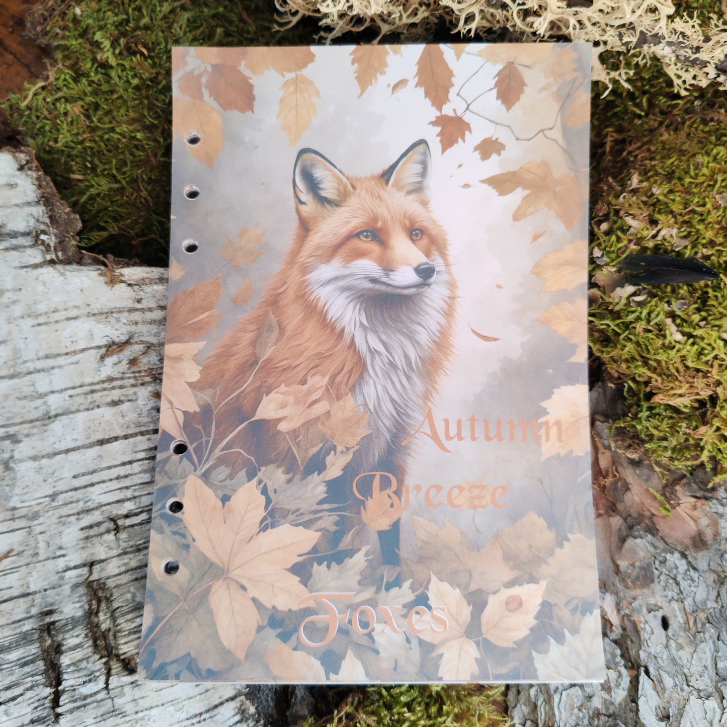 Autumn Breeze Ringbucheinlagen | Motiv-Inlays Fuchs | 50 Seiten | DIN A5/A6
