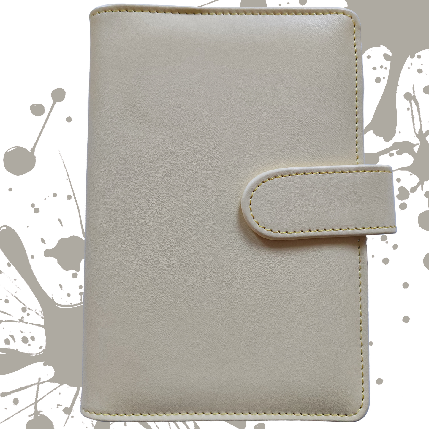 Personal Size / DIN A6 Ringbuch | Ringbinder Gelb | 6-Ring-Mechanik