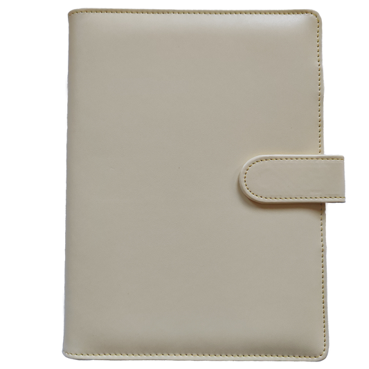 Ringbuch | Ringordner Gelb | 6-Ring-Mechanik | DIN A5 | Magnetverschluss