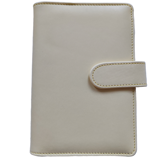 Personal Size / DIN A6 Ringbuch | Ringbinder Gelb | 6-Ring-Mechanik