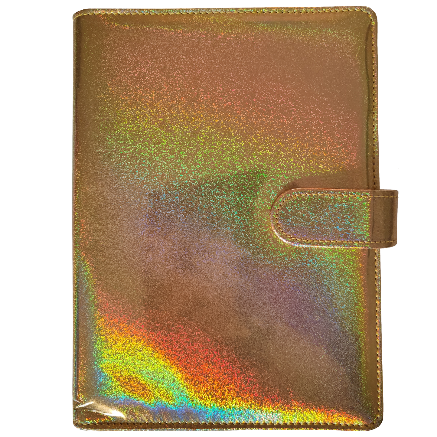 DIN A5 Ringbuch - holografisch Gold