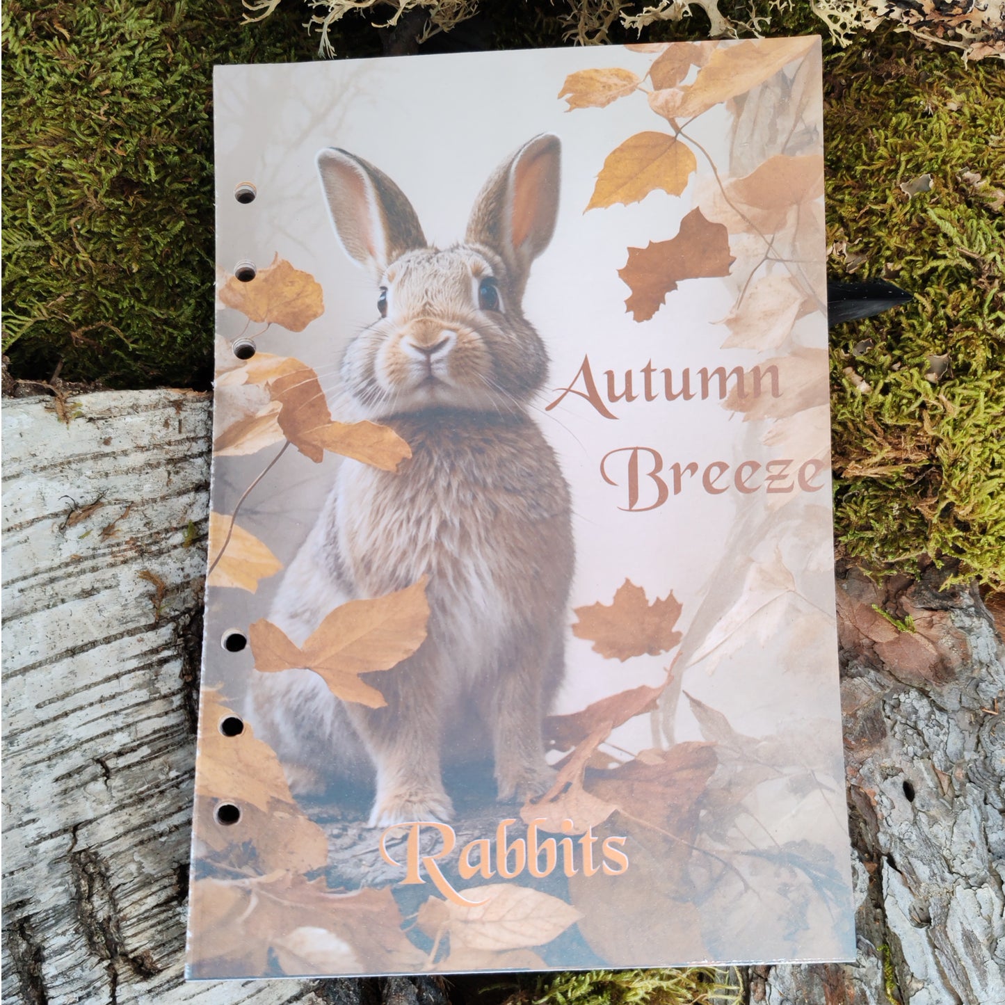 Autumn Breeze Ringbucheinlagen | Motiv-Inlays Hase | 50 Seiten | DIN A5/A6