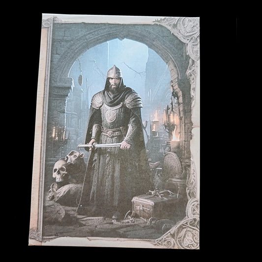 Illustriertes Notizbuch | Motiv Dark Age | DIN A5 Hardcover | 160 Seiten