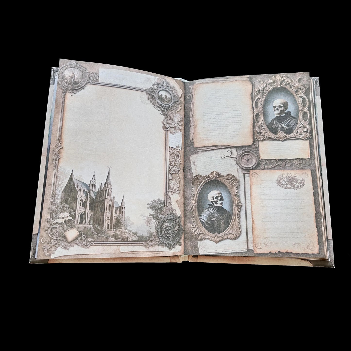 Illustriertes Notizbuch | Motiv Dark Age | DIN A5 Hardcover | 160 Seiten