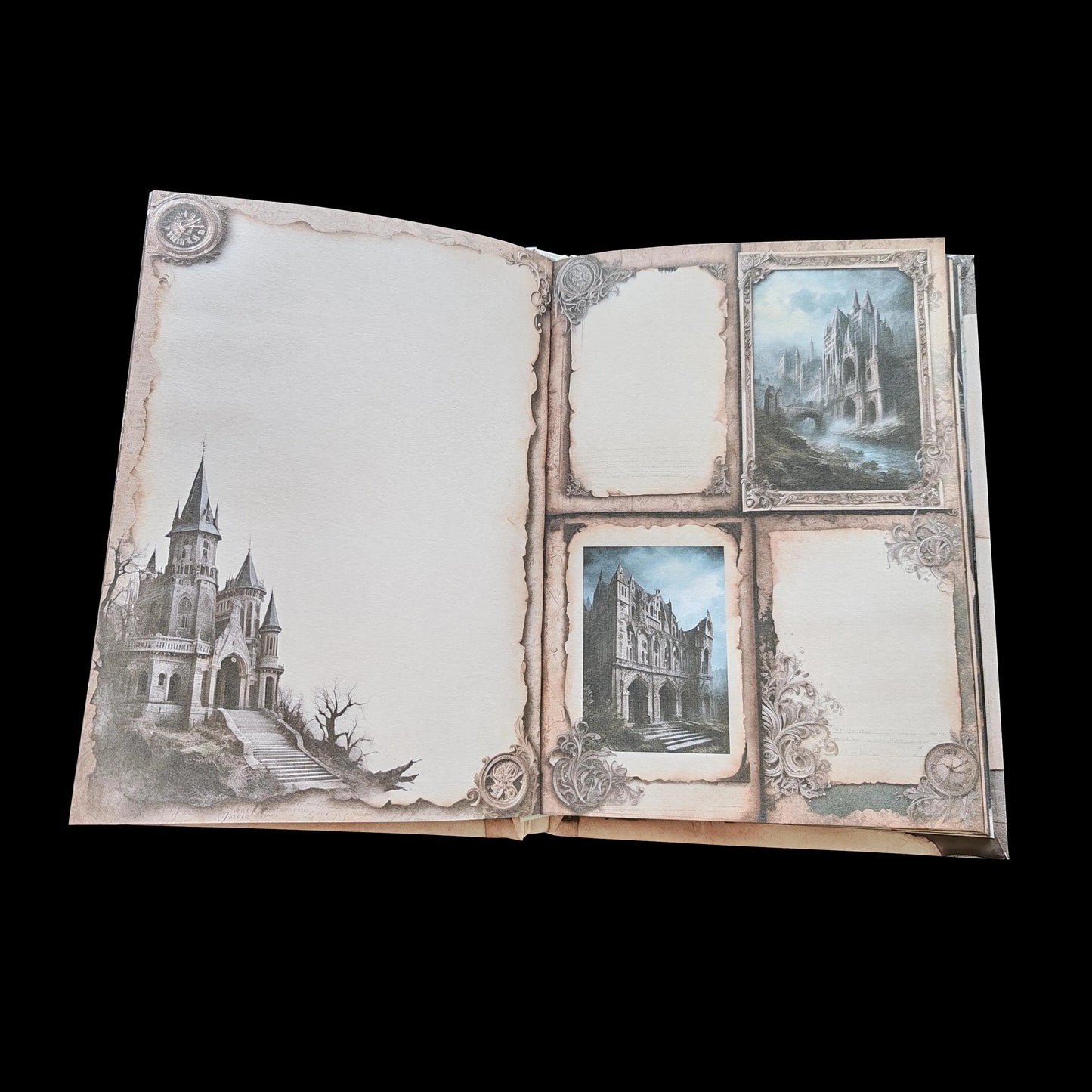 Illustriertes Notizbuch | Motiv Dark Age | DIN A5 Hardcover | 160 Seiten
