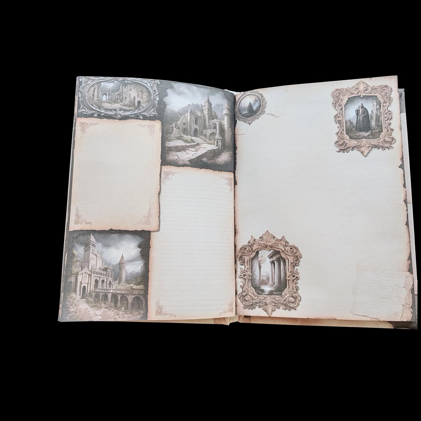 Illustriertes Notizbuch | Motiv Dark Age | DIN A5 Hardcover | 160 Seiten