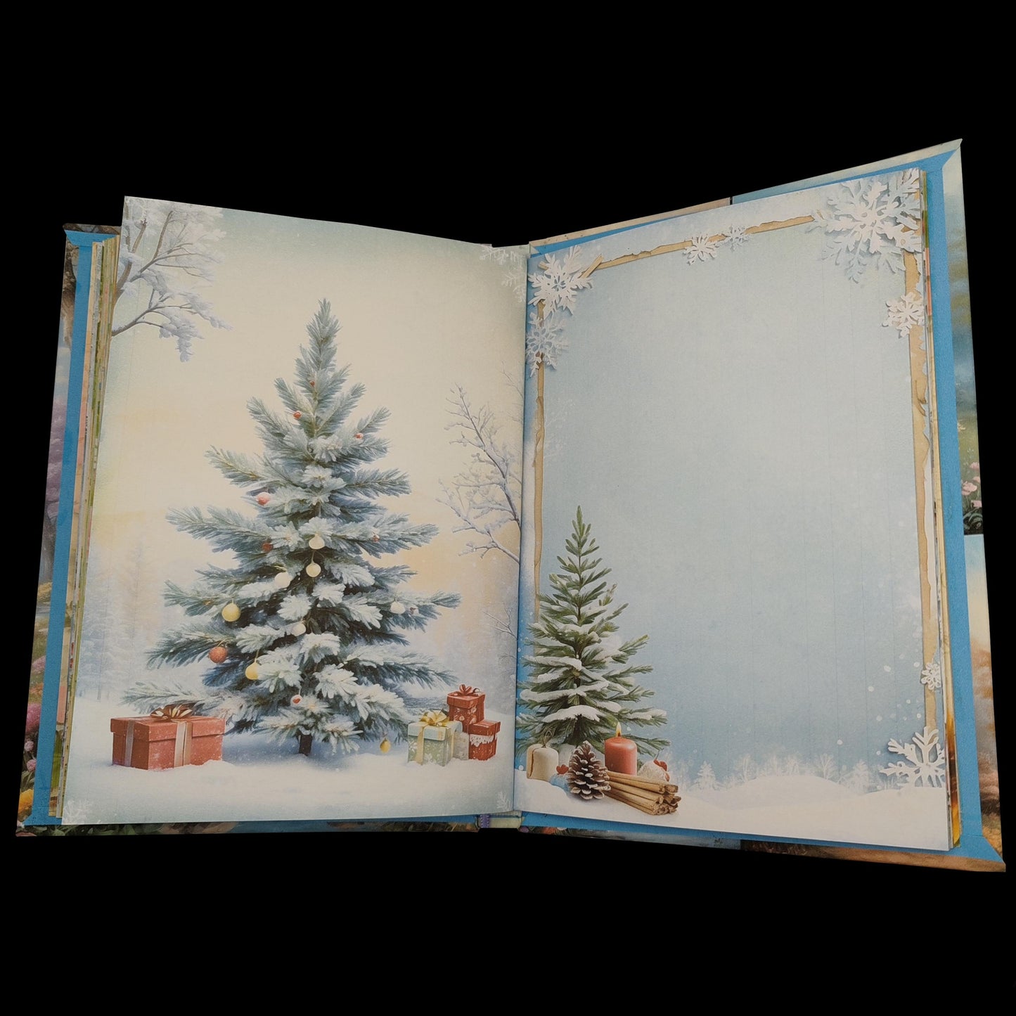 Illustriertes Notizbuch | Motiv Four Seasons | DIN A5 Hardcover | 160 Seiten