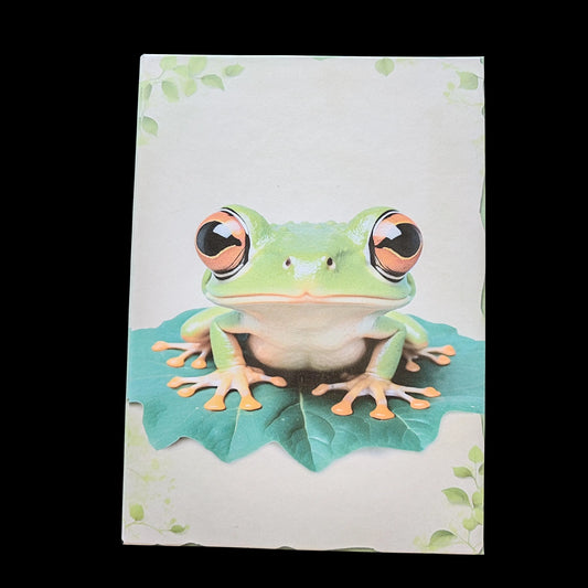 Illustriertes Notizbuch | Motiv Frog Life | DIN A5 Hardcover | 160 Seiten