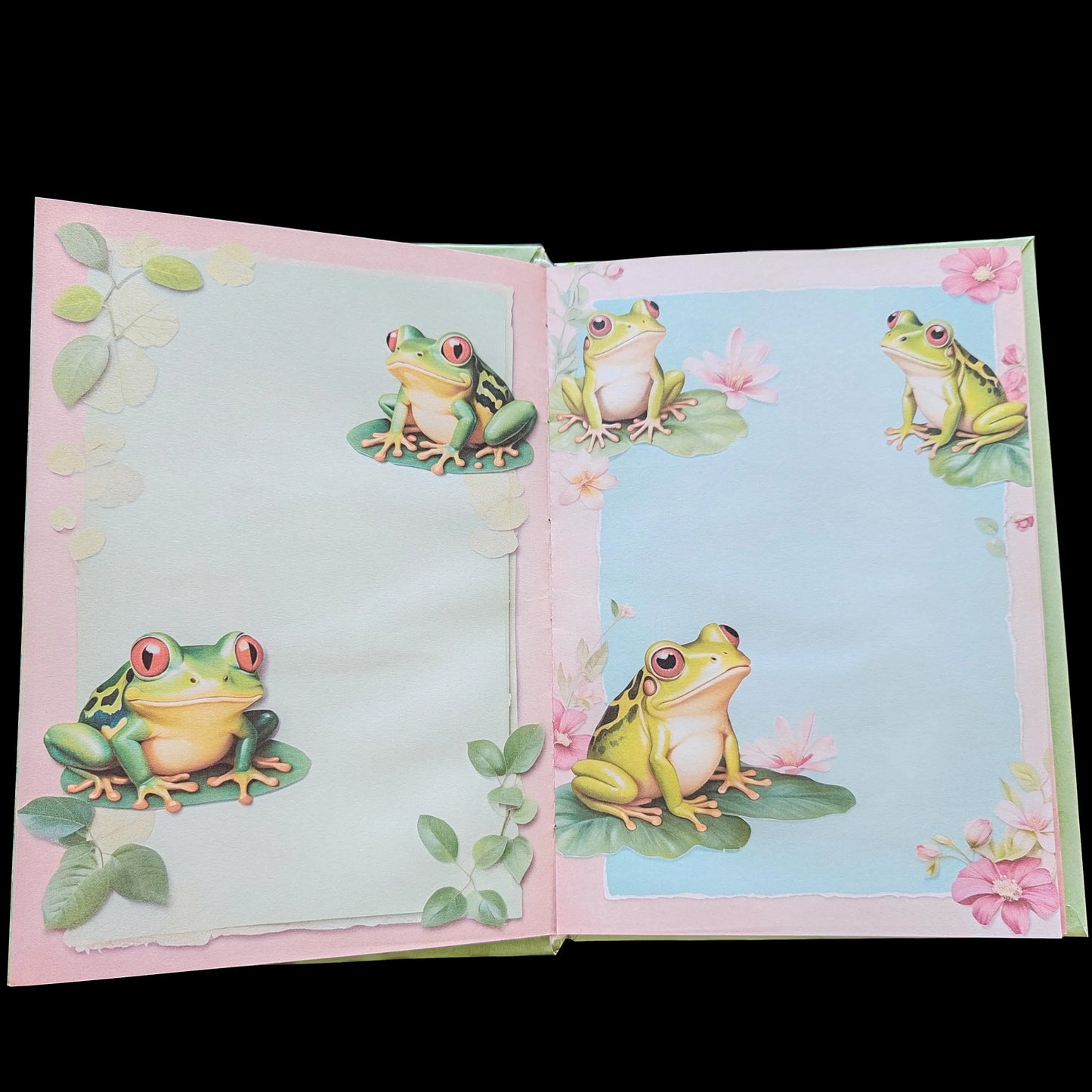 Illustriertes Notizbuch | Motiv Frog Life | DIN A5 Hardcover | 160 Seiten