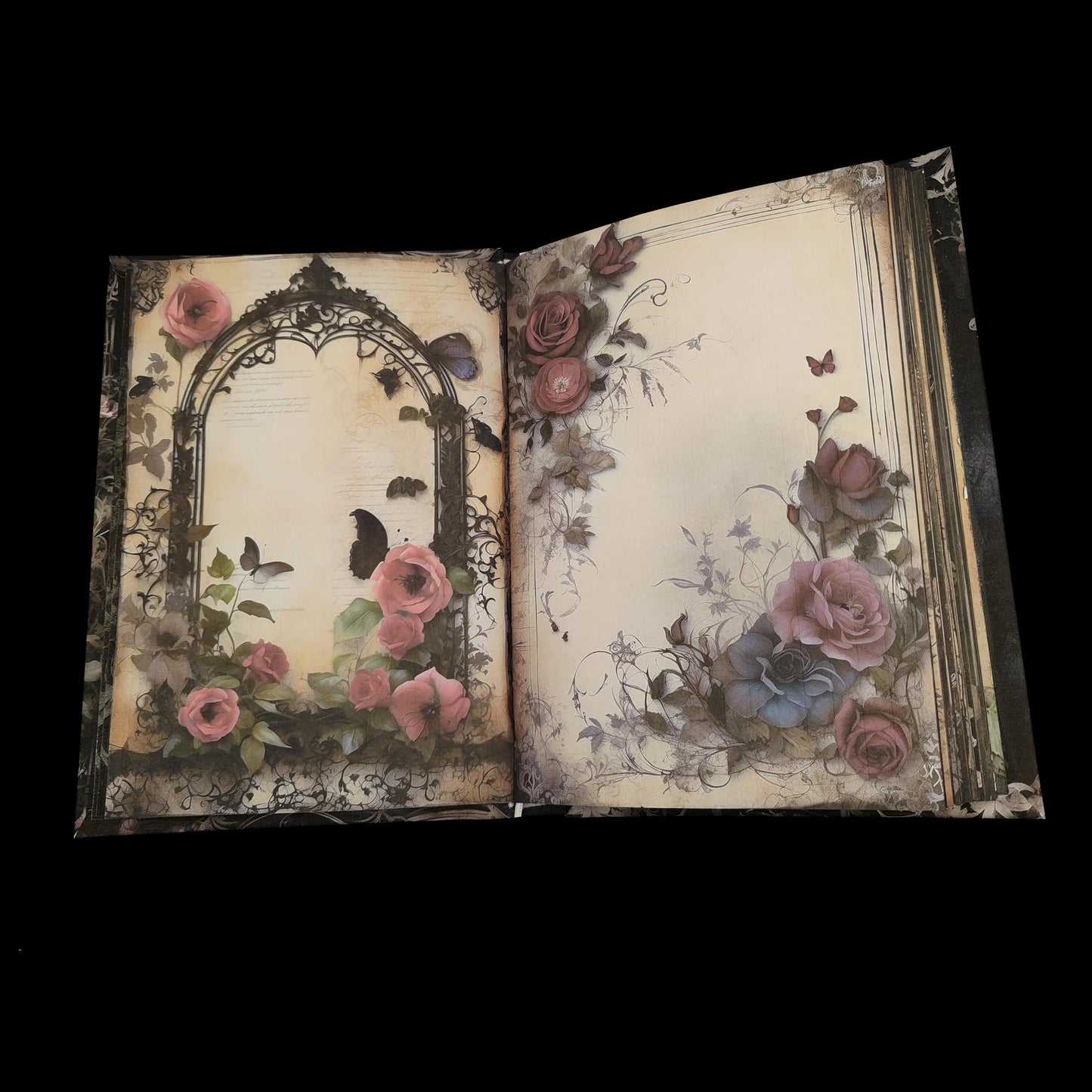 Illustriertes Notizbuch | Motiv Gothic Garden | DIN A5 Hardcover | 160 Seiten