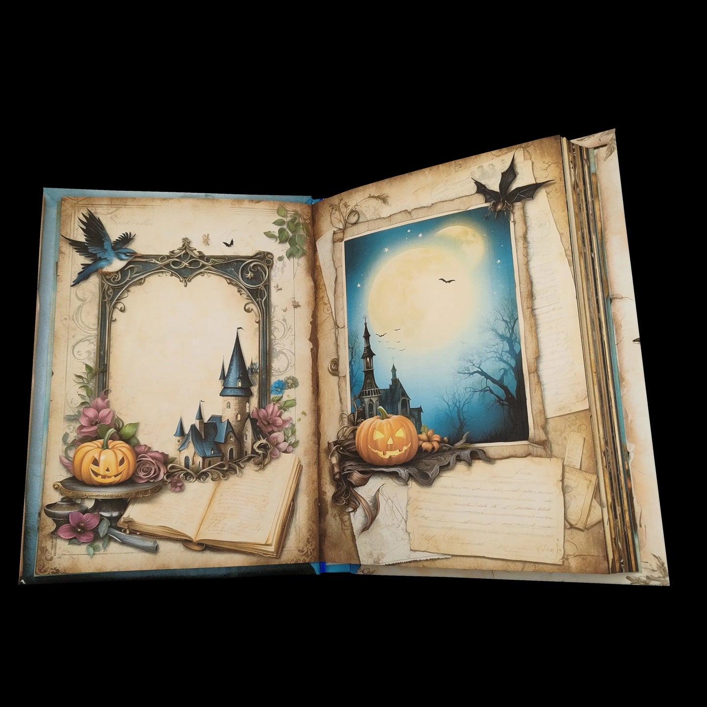 Illustriertes Notizbuch | Motiv Magic Witchcraft | DIN A5 Hardcover | 160 Seiten