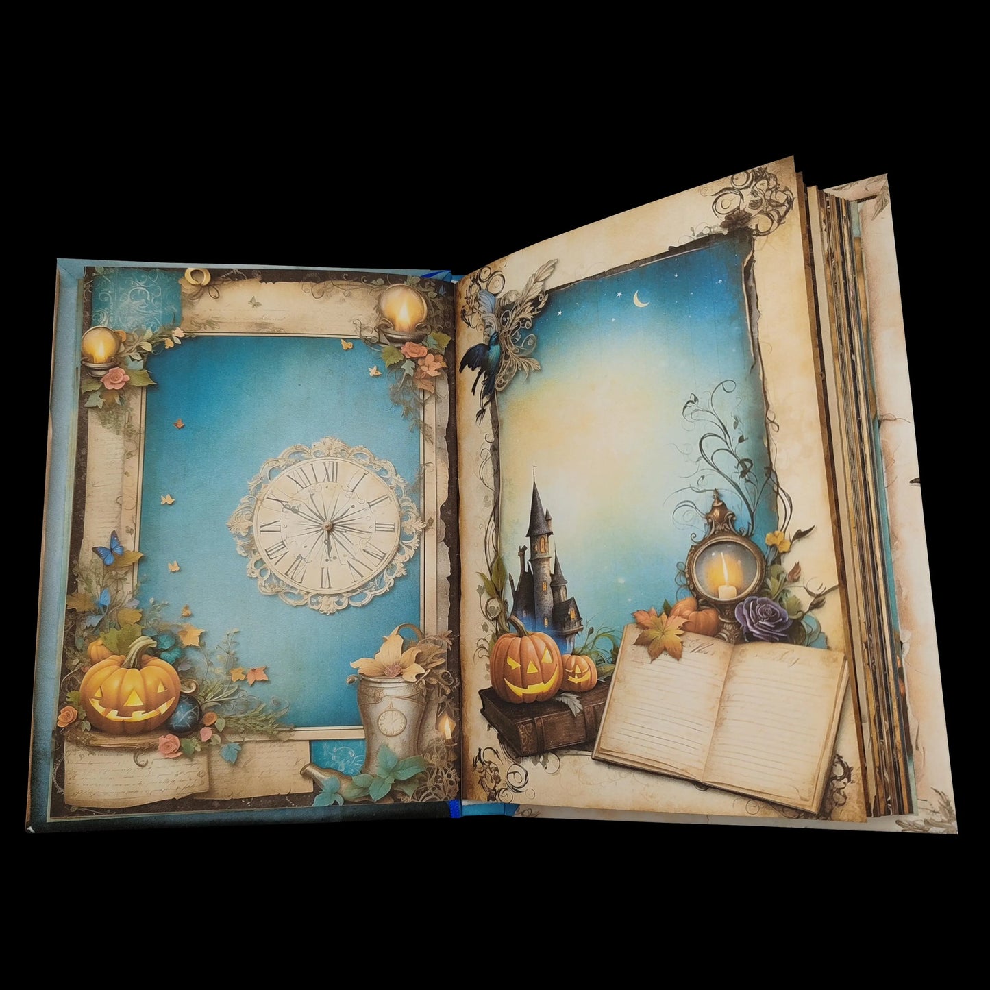 Illustriertes Notizbuch | Motiv Magic Witchcraft | DIN A5 Hardcover | 160 Seiten