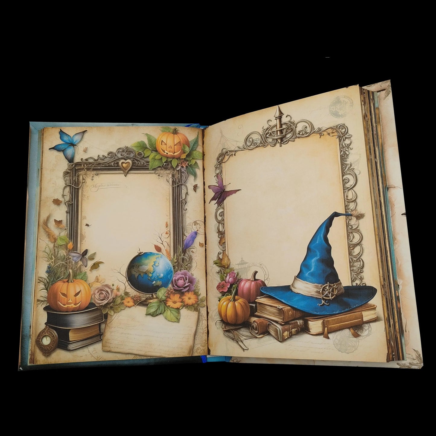 Illustriertes Notizbuch | Motiv Magic Witchcraft | DIN A5 Hardcover | 160 Seiten
