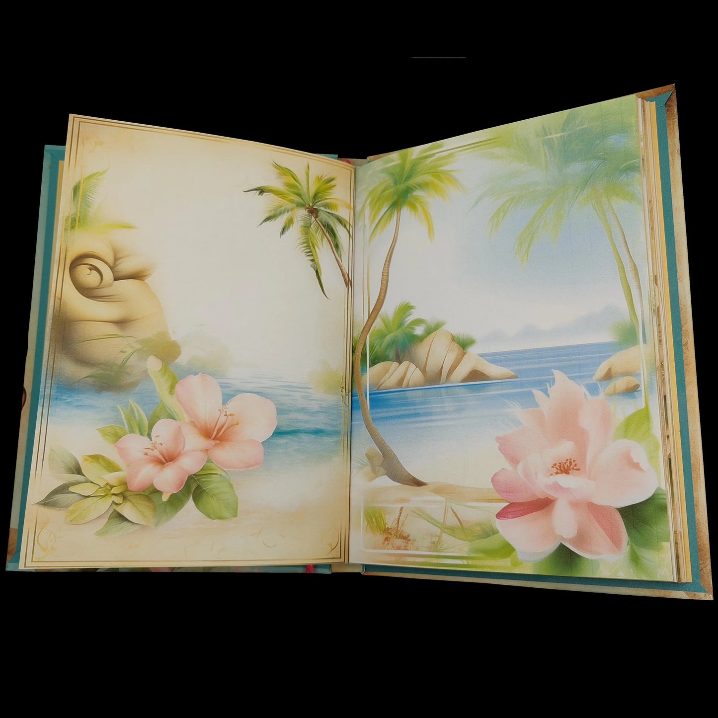 Illustriertes Notizbuch | Motiv Perfect Paradise | DIN A5 Hardcover | 160 Seiten