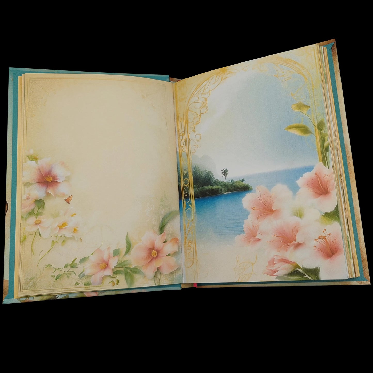 Illustriertes Notizbuch | Motiv Perfect Paradise | DIN A5 Hardcover | 160 Seiten