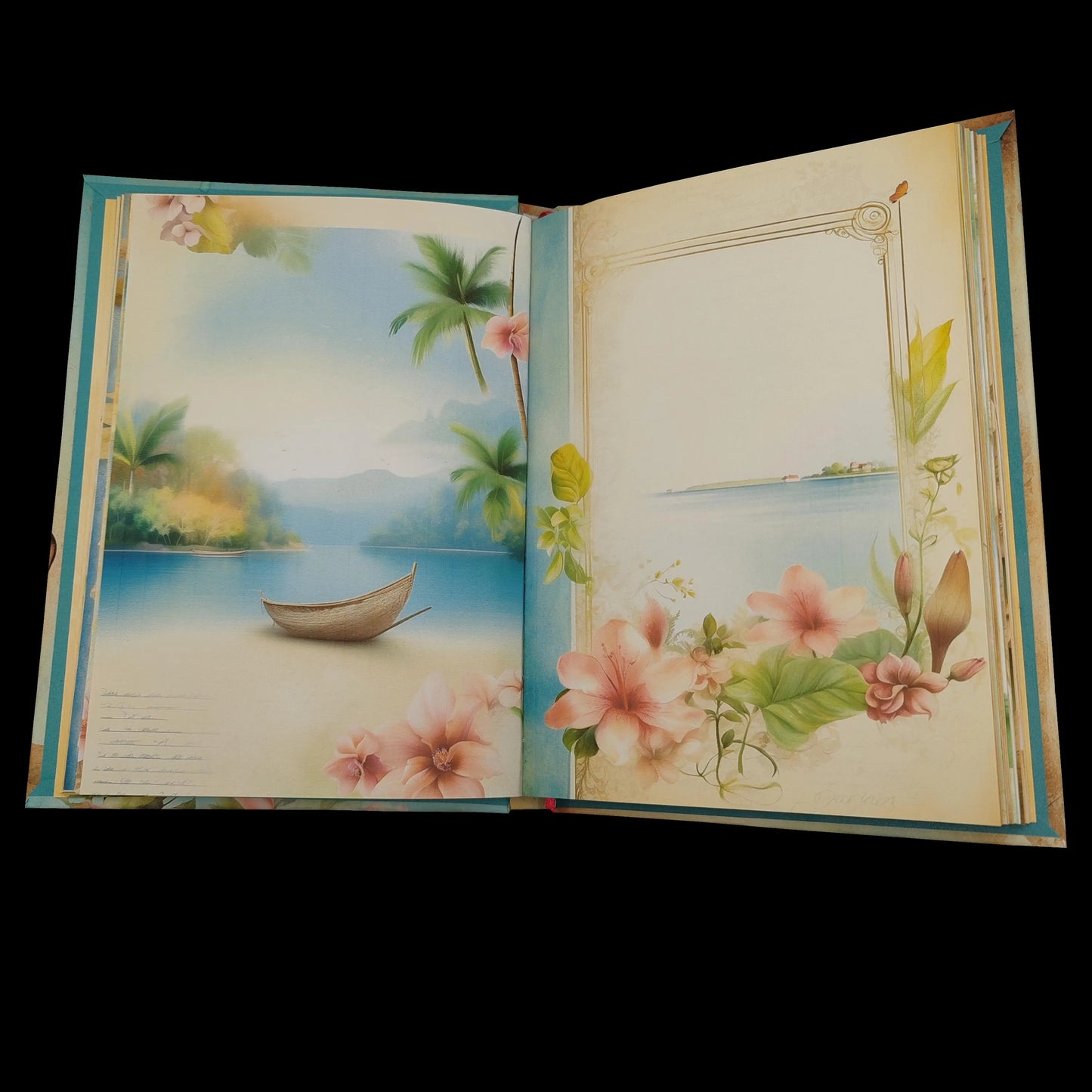 Illustriertes Notizbuch | Motiv Perfect Paradise | DIN A5 Hardcover | 160 Seiten