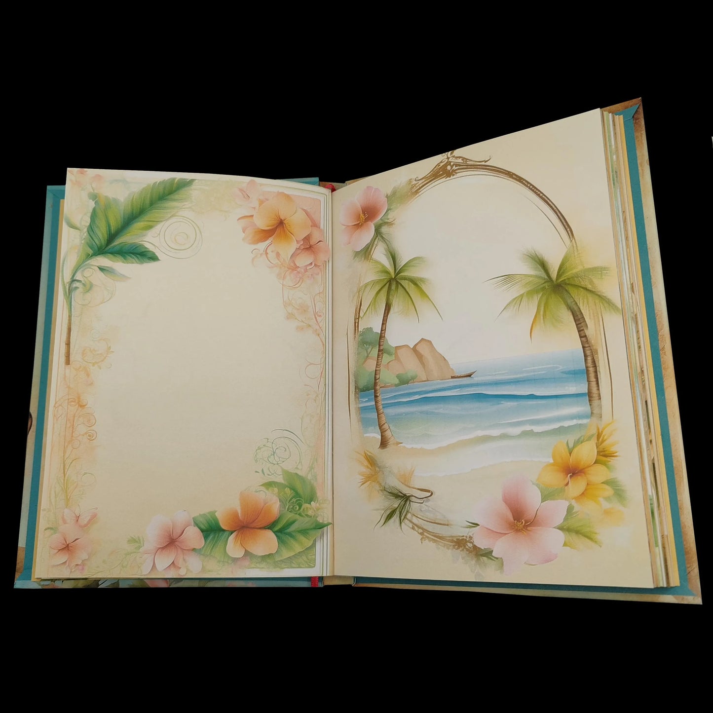Illustriertes Notizbuch | Motiv Perfect Paradise | DIN A5 Hardcover | 160 Seiten