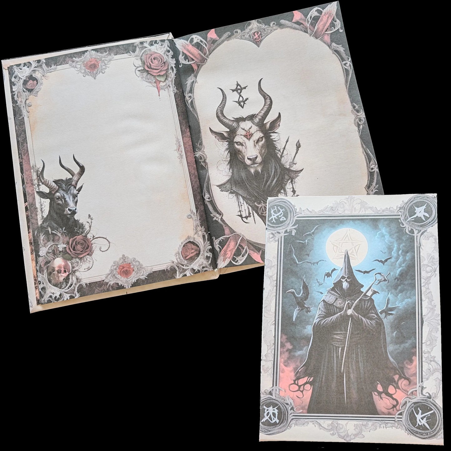 Illustriertes Notizbuch | Motiv Underworld | DIN A5 Hardcover | 160 Seiten
