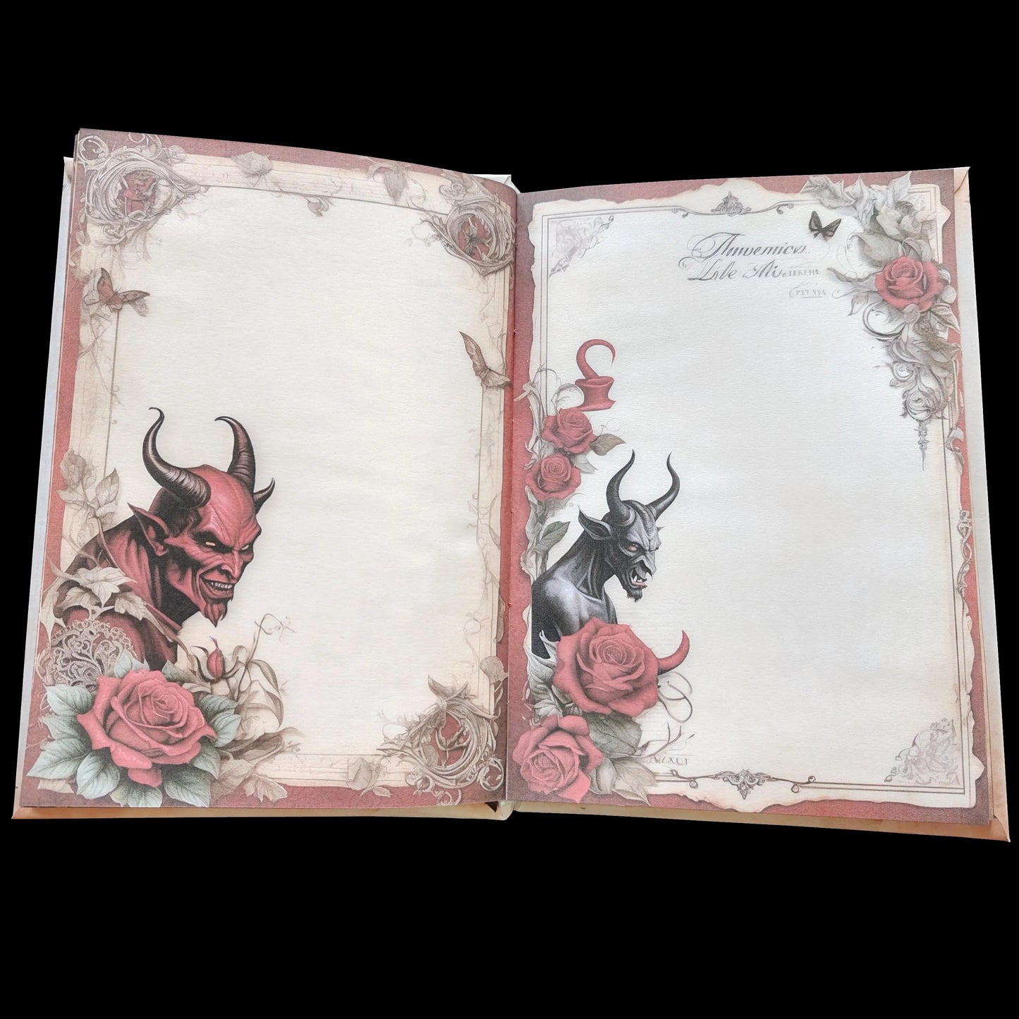 Illustriertes Notizbuch | Motiv Devil´s Hell | DIN A5 Hardcover | 160 Seiten