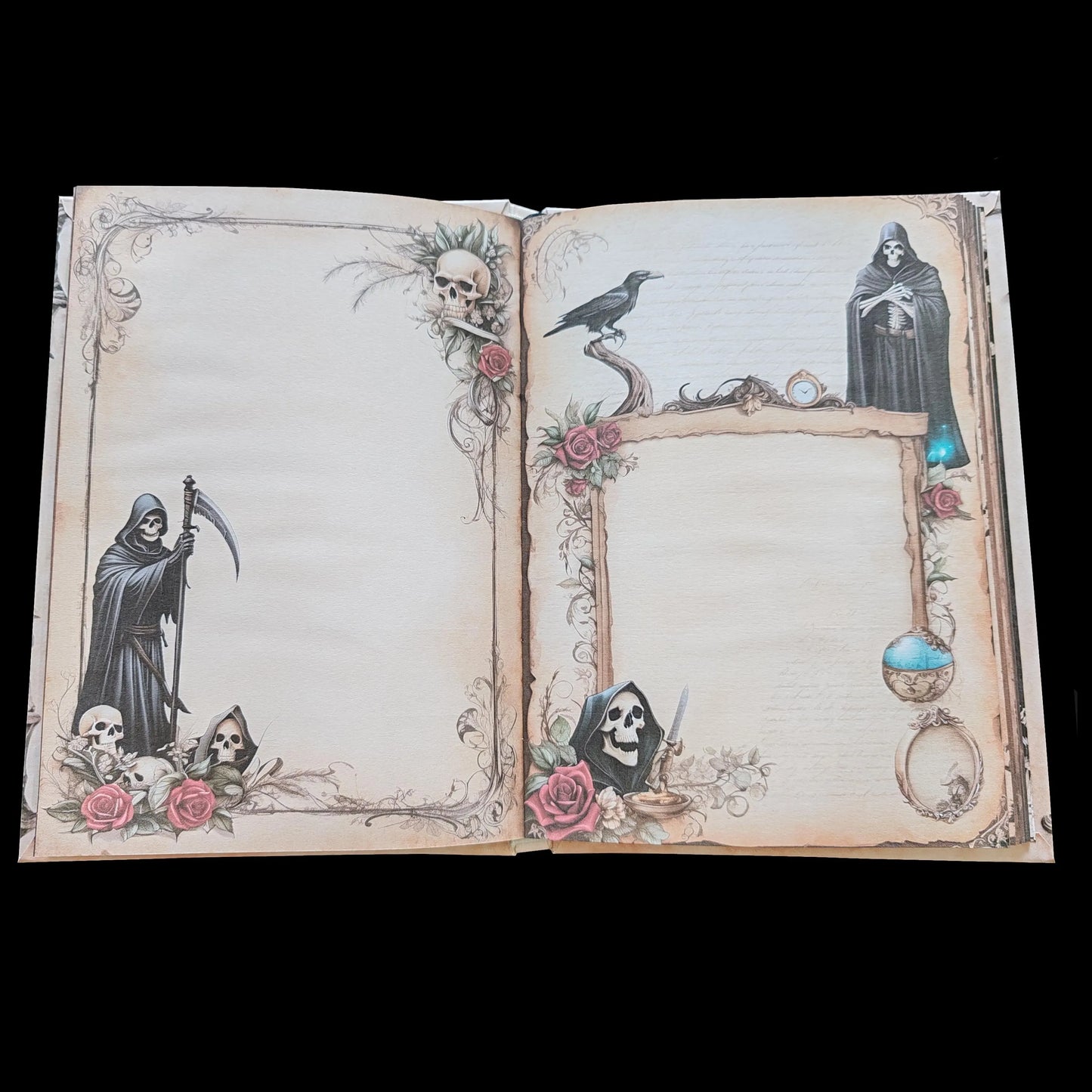 Illustriertes Notizbuch | Motiv Reaper´s World | DIN A5 Hardcover | 160 Seiten