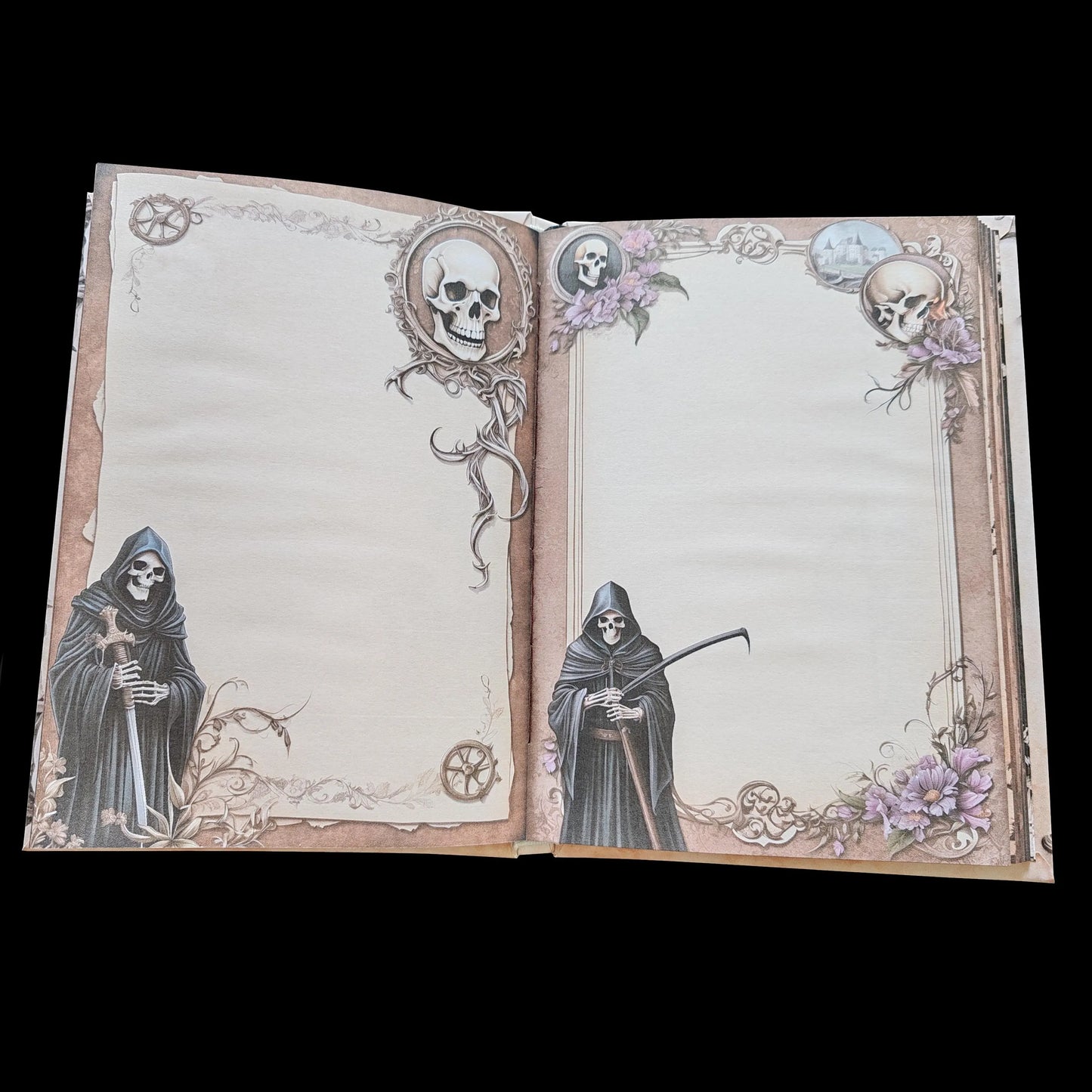 Illustriertes Notizbuch | Motiv Reaper´s World | DIN A5 Hardcover | 160 Seiten
