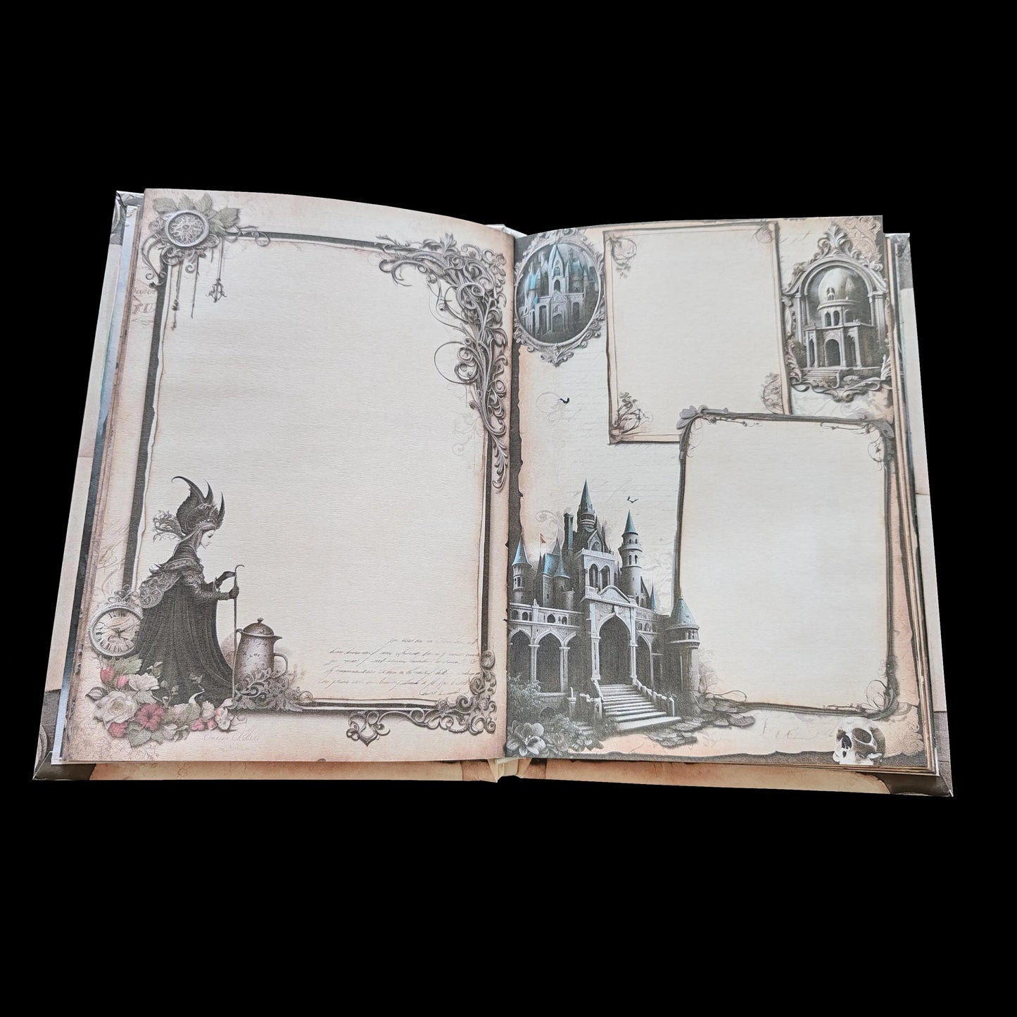 Illustriertes Notizbuch | Motiv Dark Age | DIN A5 Hardcover | 160 Seiten