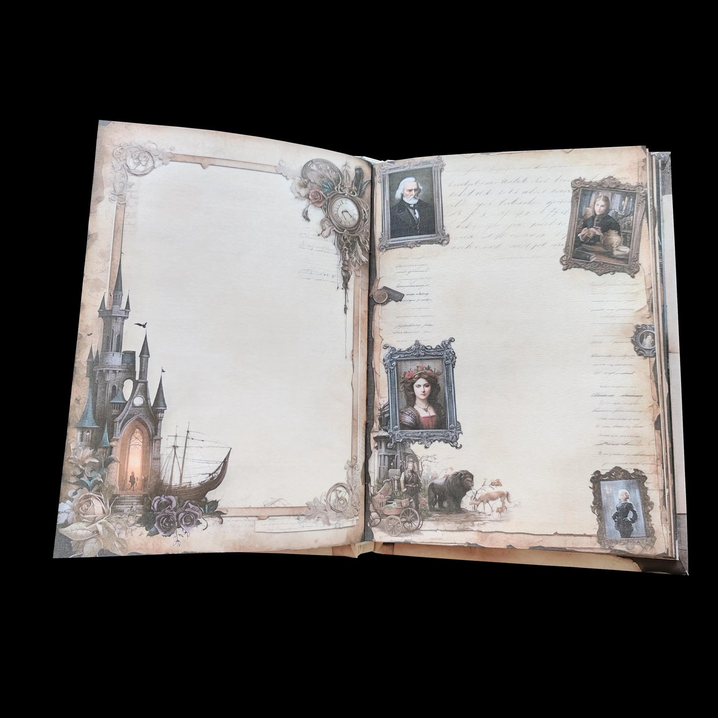 Illustriertes Notizbuch | Motiv Dark Age | DIN A5 Hardcover | 160 Seiten