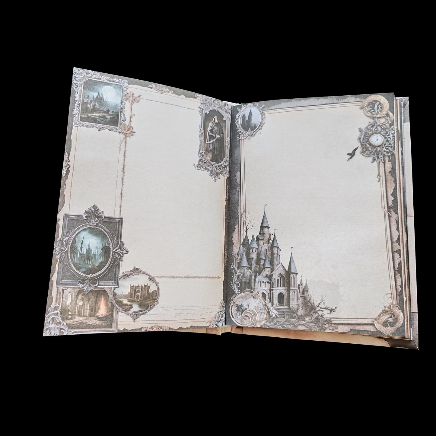Illustriertes Notizbuch | Motiv Dark Age | DIN A5 Hardcover | 160 Seiten