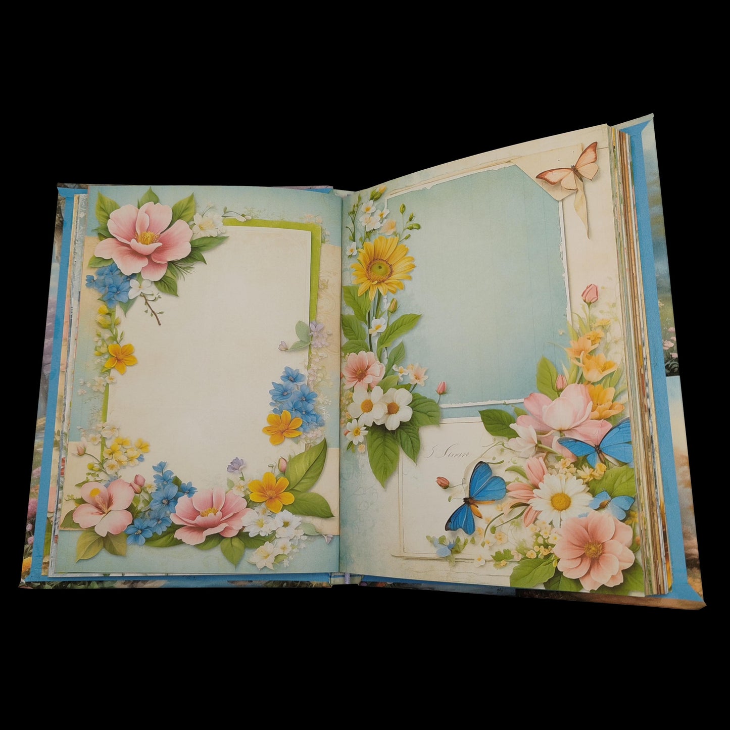 Illustriertes Notizbuch | Motiv Four Seasons | DIN A5 Hardcover | 160 Seiten