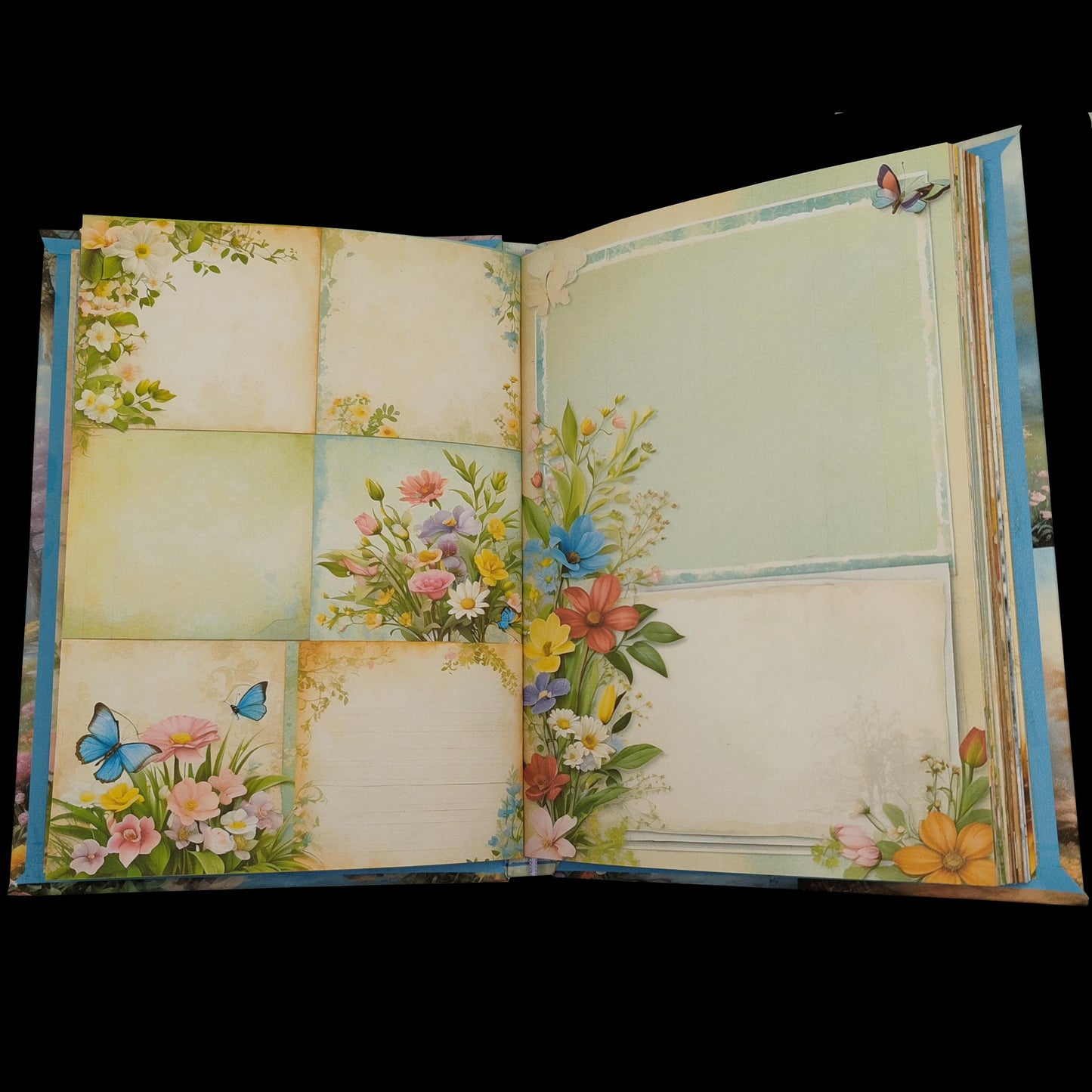 Illustriertes Notizbuch | Motiv Four Seasons | DIN A5 Hardcover | 160 Seiten
