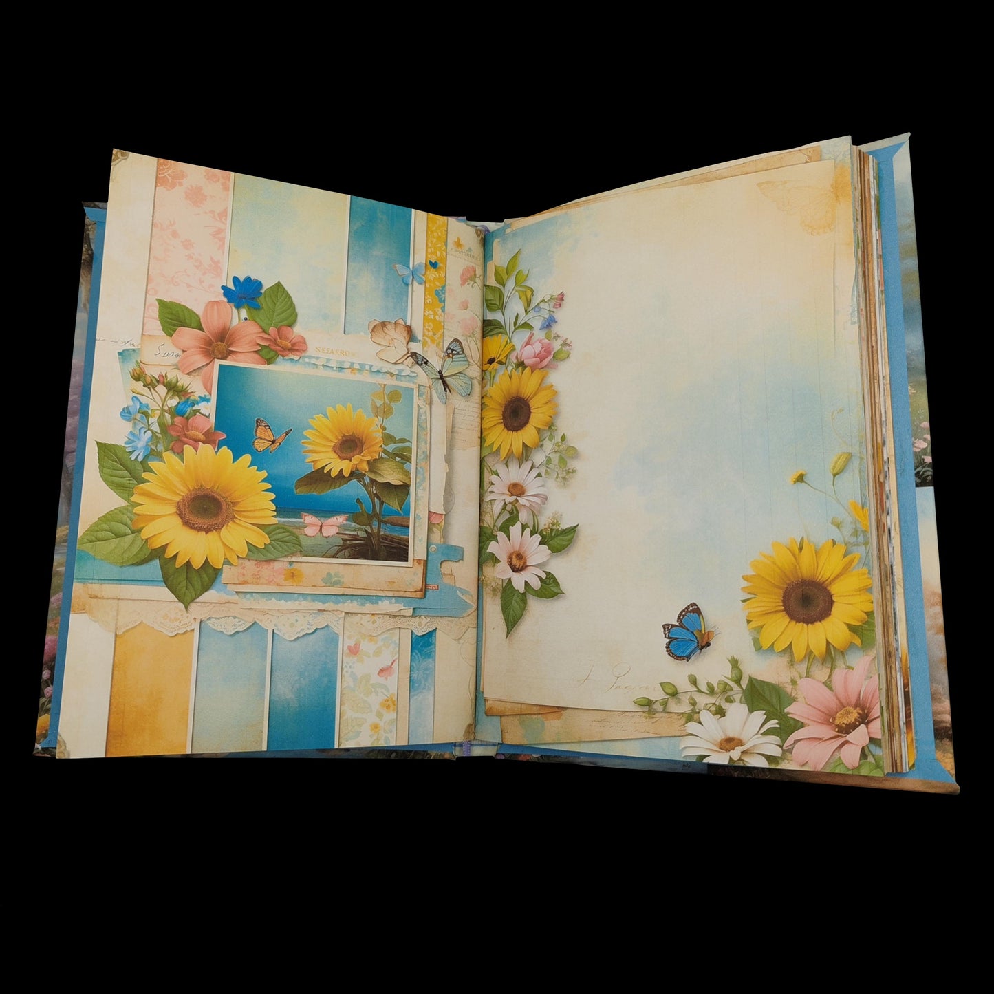Illustriertes Notizbuch | Motiv Four Seasons | DIN A5 Hardcover | 160 Seiten