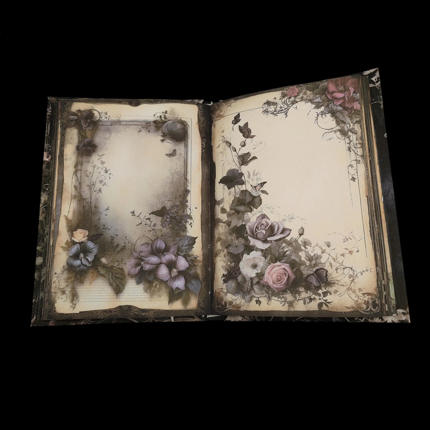 Illustriertes Notizbuch | Motiv Gothic Garden | DIN A5 Hardcover | 160 Seiten