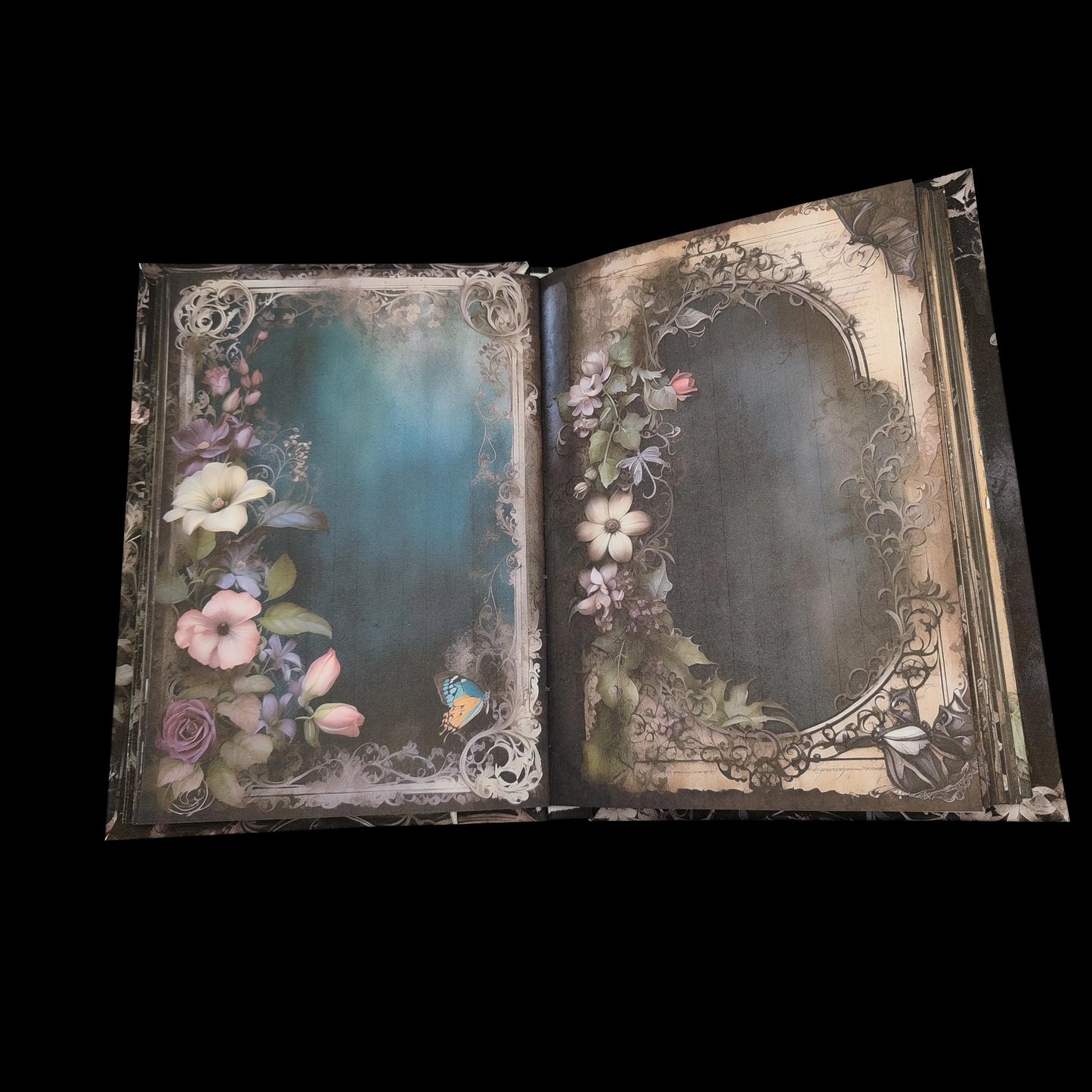 Illustriertes Notizbuch | Motiv Gothic Garden | DIN A5 Hardcover | 160 Seiten