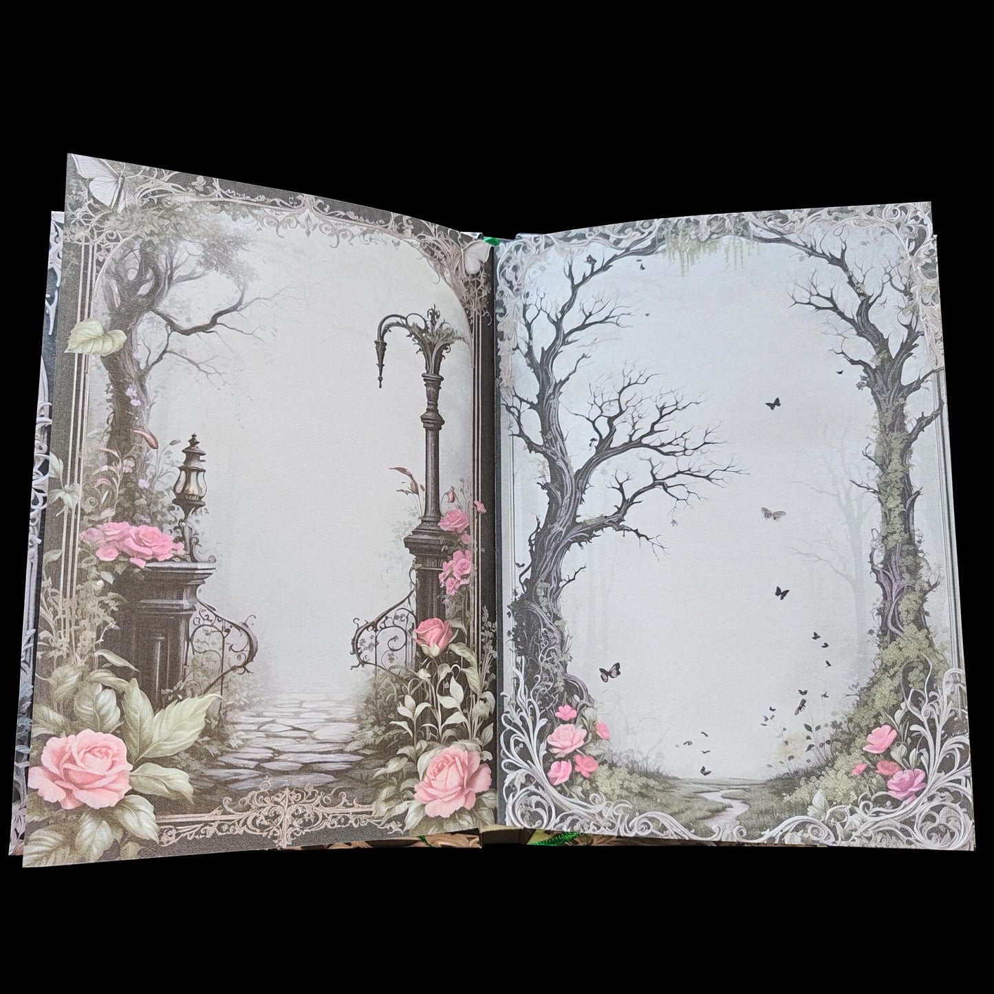 Illustriertes Notizbuch | Motiv Sinister Forest | DIN A5 Hardcover | 160 Seiten