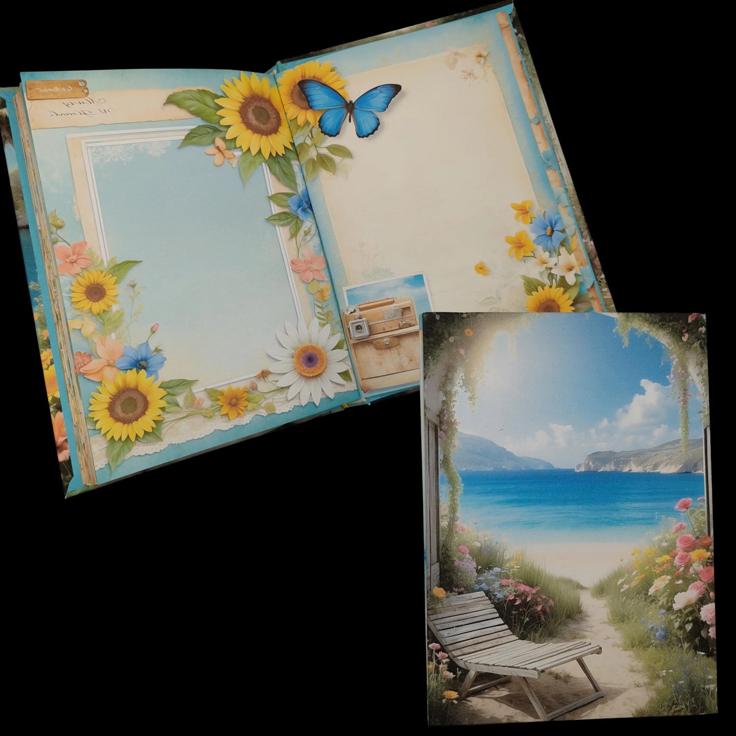 Illustriertes Notizbuch | Motiv Summer Dreams | DIN A5 Hardcover | 160 Seiten