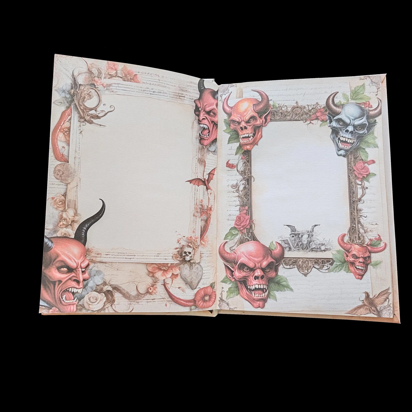 Illustriertes Notizbuch | Motiv Devil´s Hell | DIN A5 Hardcover | 160 Seiten