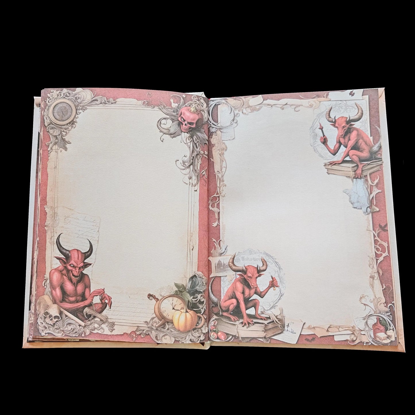 Illustriertes Notizbuch | Motiv Devil´s Hell | DIN A5 Hardcover | 160 Seiten