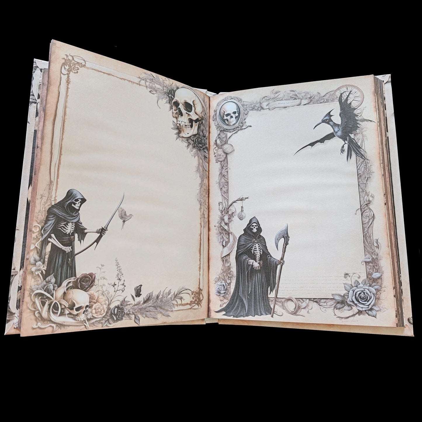 Illustriertes Notizbuch | Motiv Reaper´s World | DIN A5 Hardcover | 160 Seiten