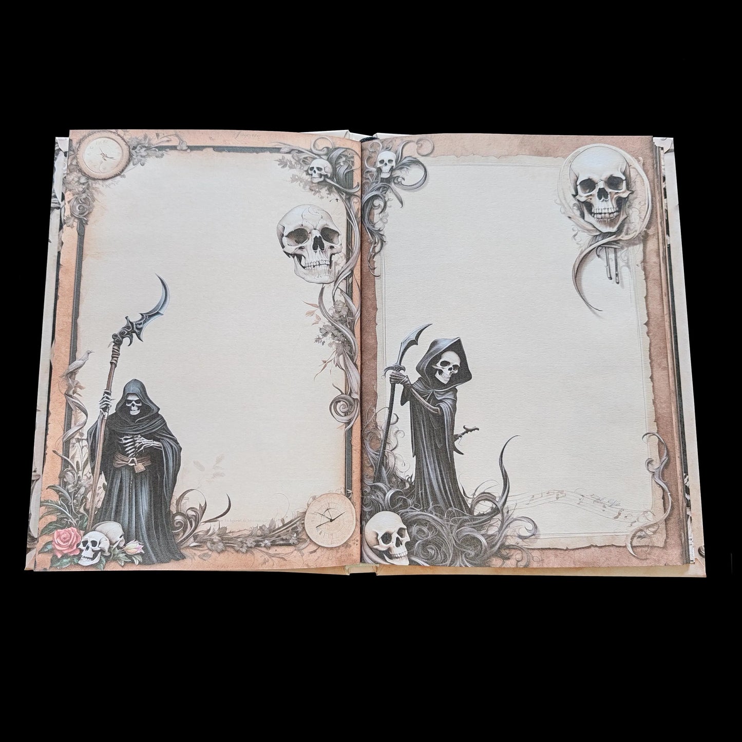 Illustriertes Notizbuch | Motiv Reaper´s World | DIN A5 Hardcover | 160 Seiten