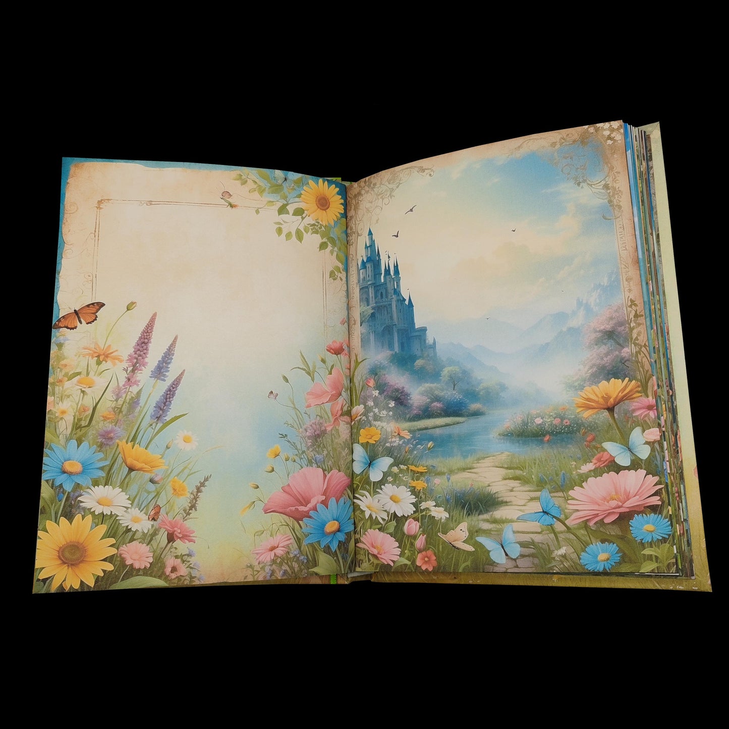 Illustriertes Notizbuch | Motiv Happy Meadow | DIN A5 Hardcover | 160 Seiten