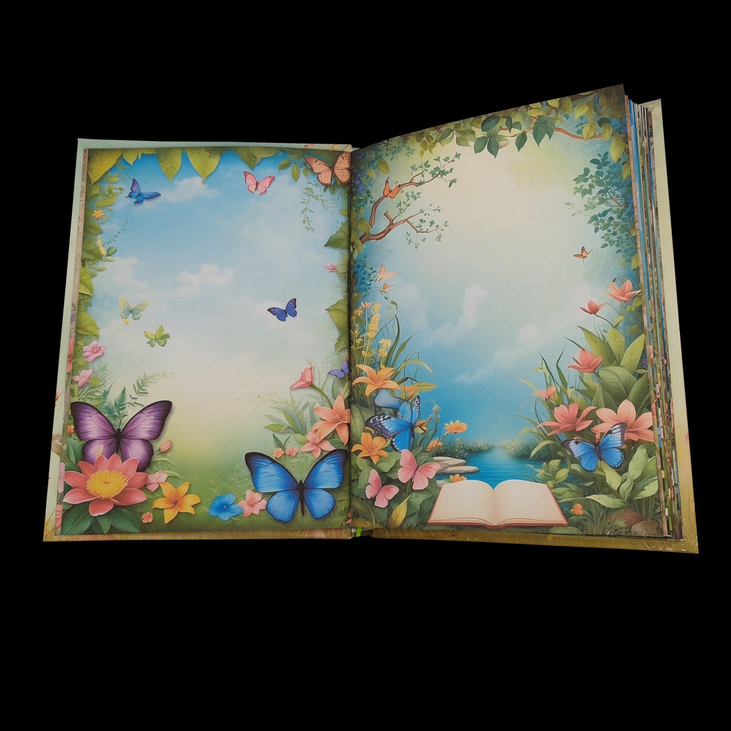 Illustriertes Notizbuch | Motiv Happy Meadow | DIN A5 Hardcover | 160 Seiten