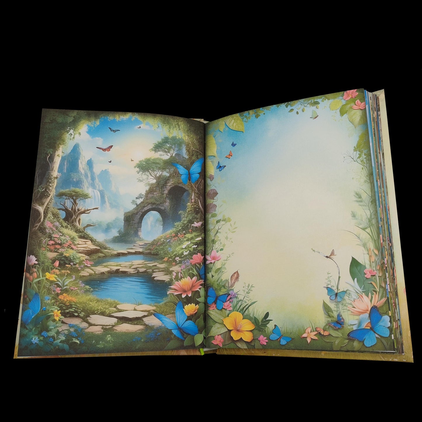 Illustriertes Notizbuch | Motiv Happy Meadow | DIN A5 Hardcover | 160 Seiten