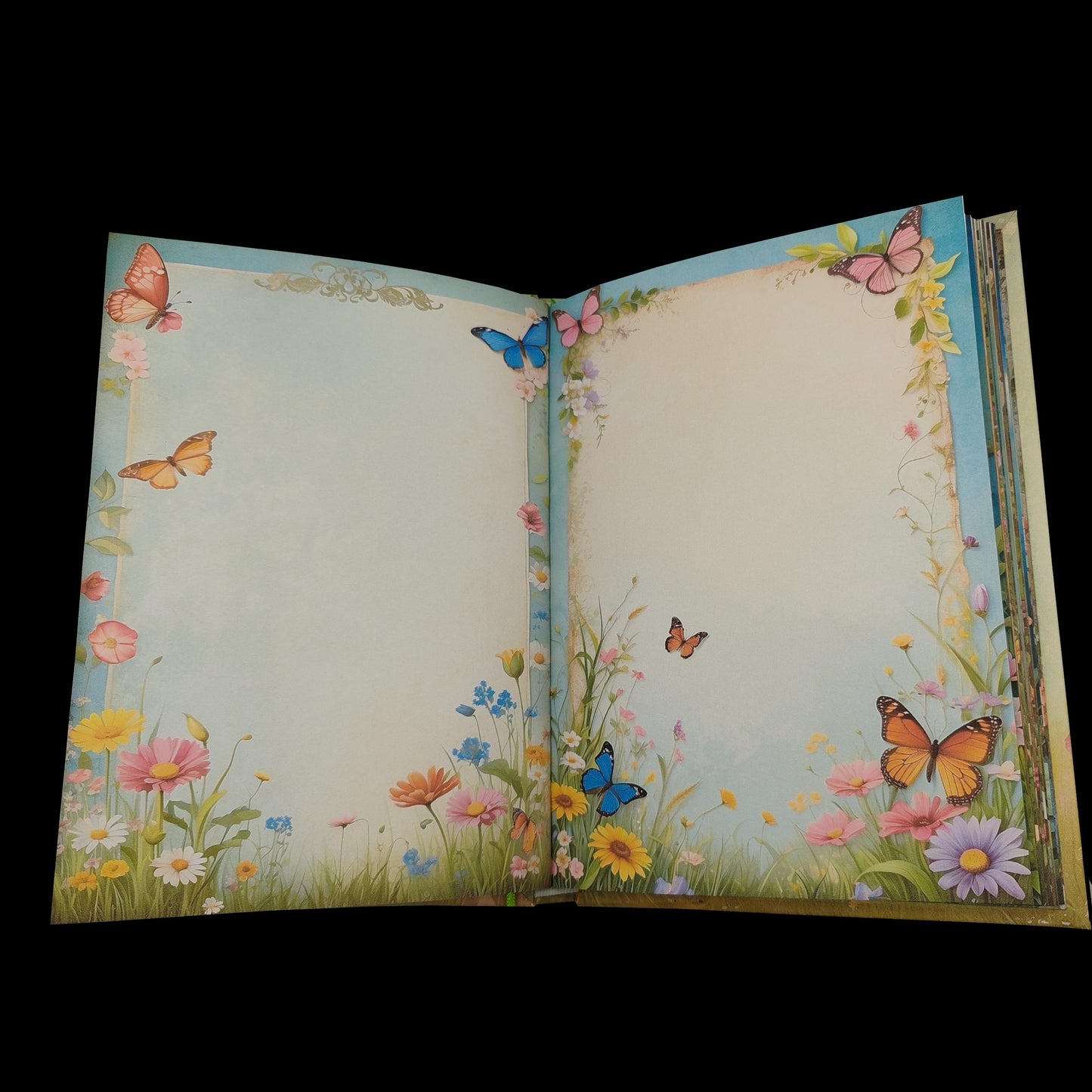 Illustriertes Notizbuch | Motiv Happy Meadow | DIN A5 Hardcover | 160 Seiten
